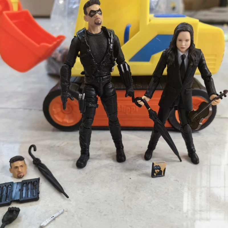 

Genuine BFS 1/18 Umbrella Academy 1 Wave Giant Demon White Violin Jenkins The Seance Full Set 4in Action Figures Body