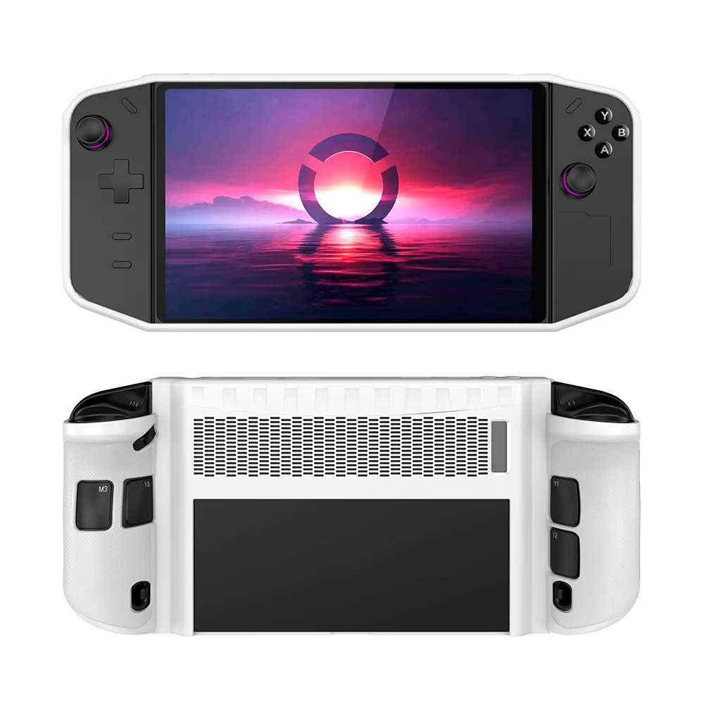 Shockproof TPU Cover with Stand and Anti-Slip Grip for Handheld Gaming Consoles