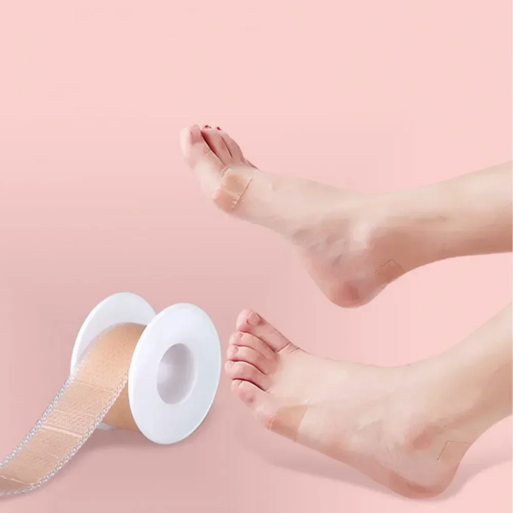 Heel Protector Invisible Anti-wear Sticker Women Silicone Gel Heel Protector Pain Relief Adhesive Patch Cushion Foot Care Shoe Pads