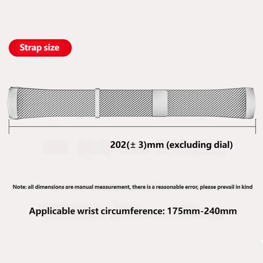 Luxury Stainless Steel Magnetic Strap
