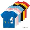 Vitality small fresh top Pure cotton fabric Snoopy cartoon comfortable soft children's top shirt pattern all match and fashion c 2