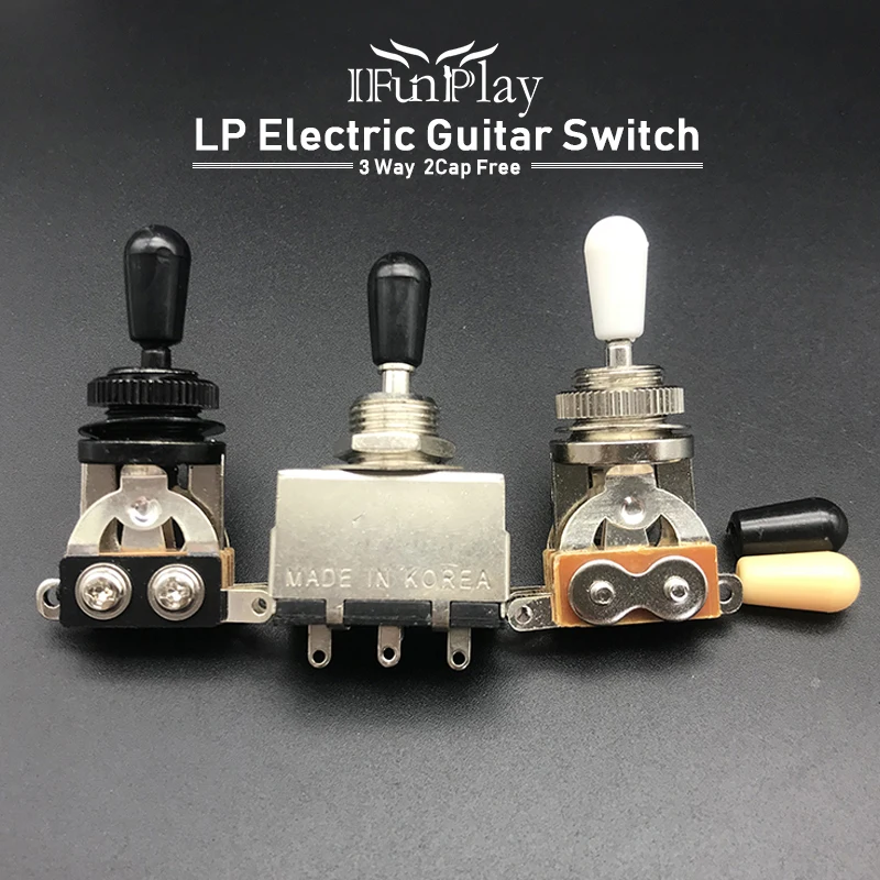 STLH ラッカー塗装 アルニコPU ３連3wayスイッチ レフティ 左 HUA LI LAI FZ31-9 Rotary Switch 3 Pins 16A 250V / 13A 125V