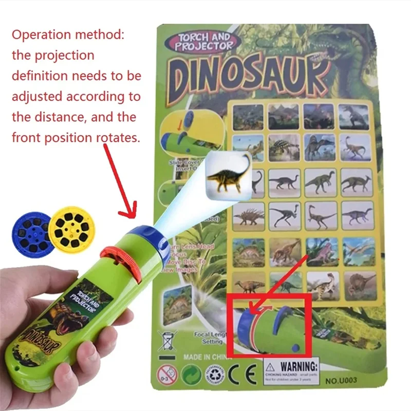 Projection Flashlight Projector Toy Children Cartoon Night Photo Picture Light Bedtime Learning Fun luminous projection flashlight,flashlight projector toy