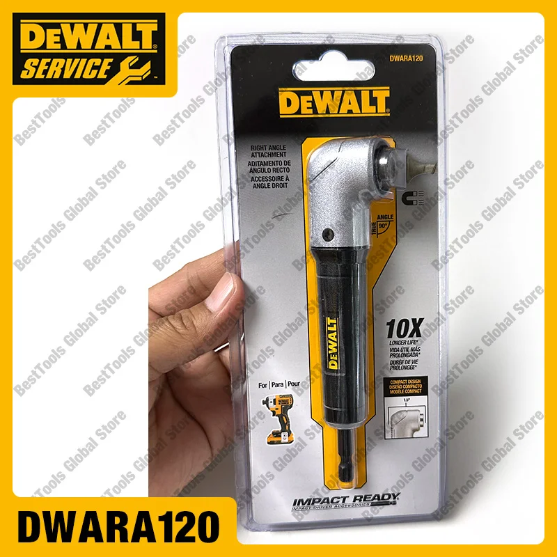 DEWALT IMPACT READY MAXFIT Right Angle Magnetic Attachment Compatible ...