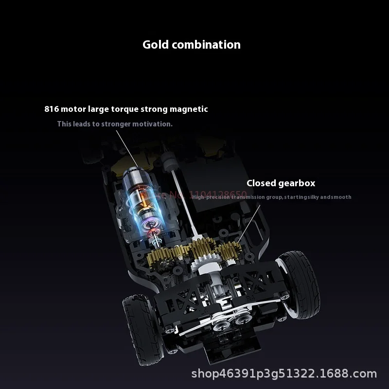 Sniclo 1/43 Ca34 Fpv Remote Control Camera Immersive Vr Children'S Four-Wheel Drive Drift Car Children'S Toy Birthday Gift Gift 4