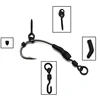 Carp Fishing Accessories Kit Anti Tangle Sleeve Hook Stop Beads Bait Screw Rig Kicker Swivel for Spinner Rig Material Equipment 2