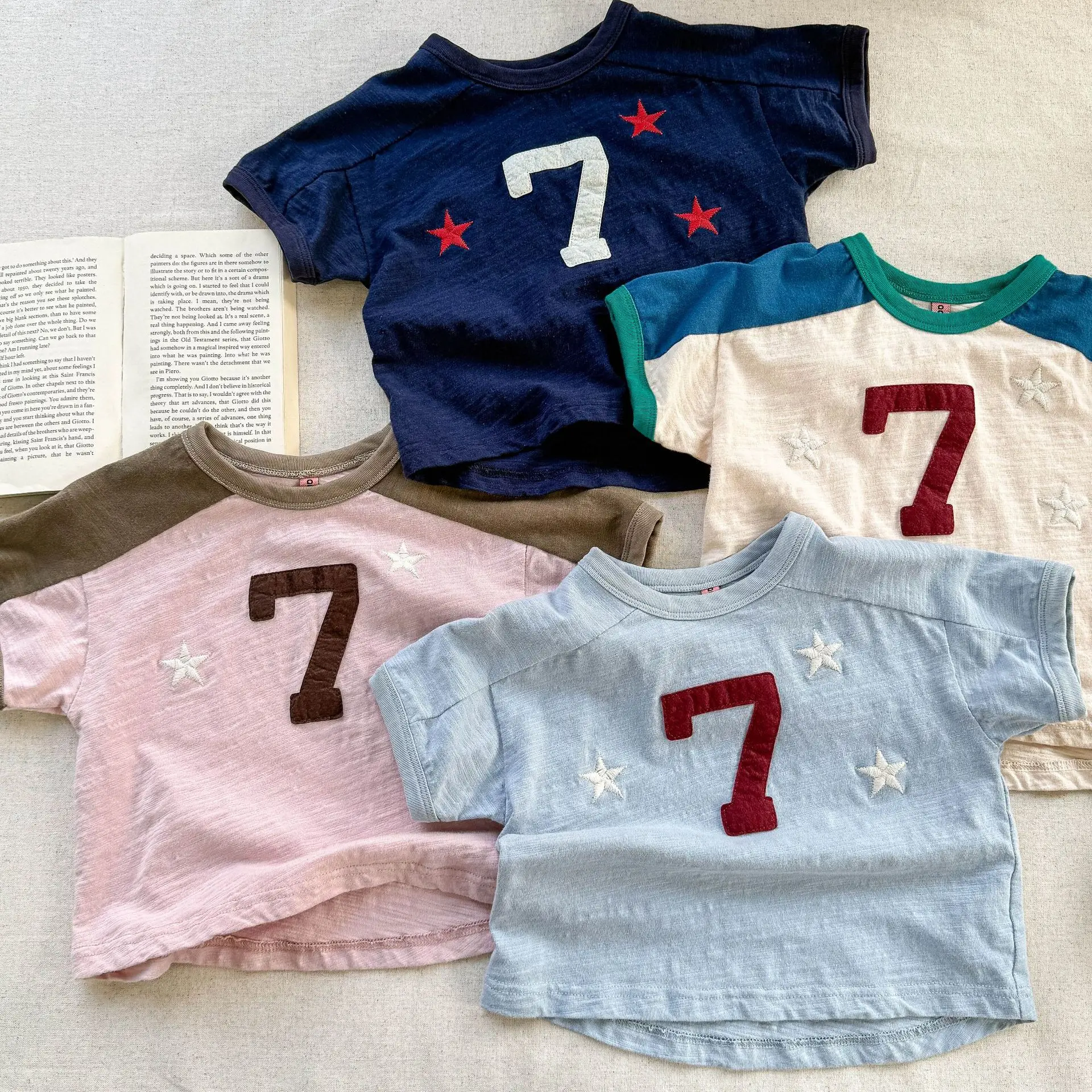 Kids Summer Patchwork T Shirt