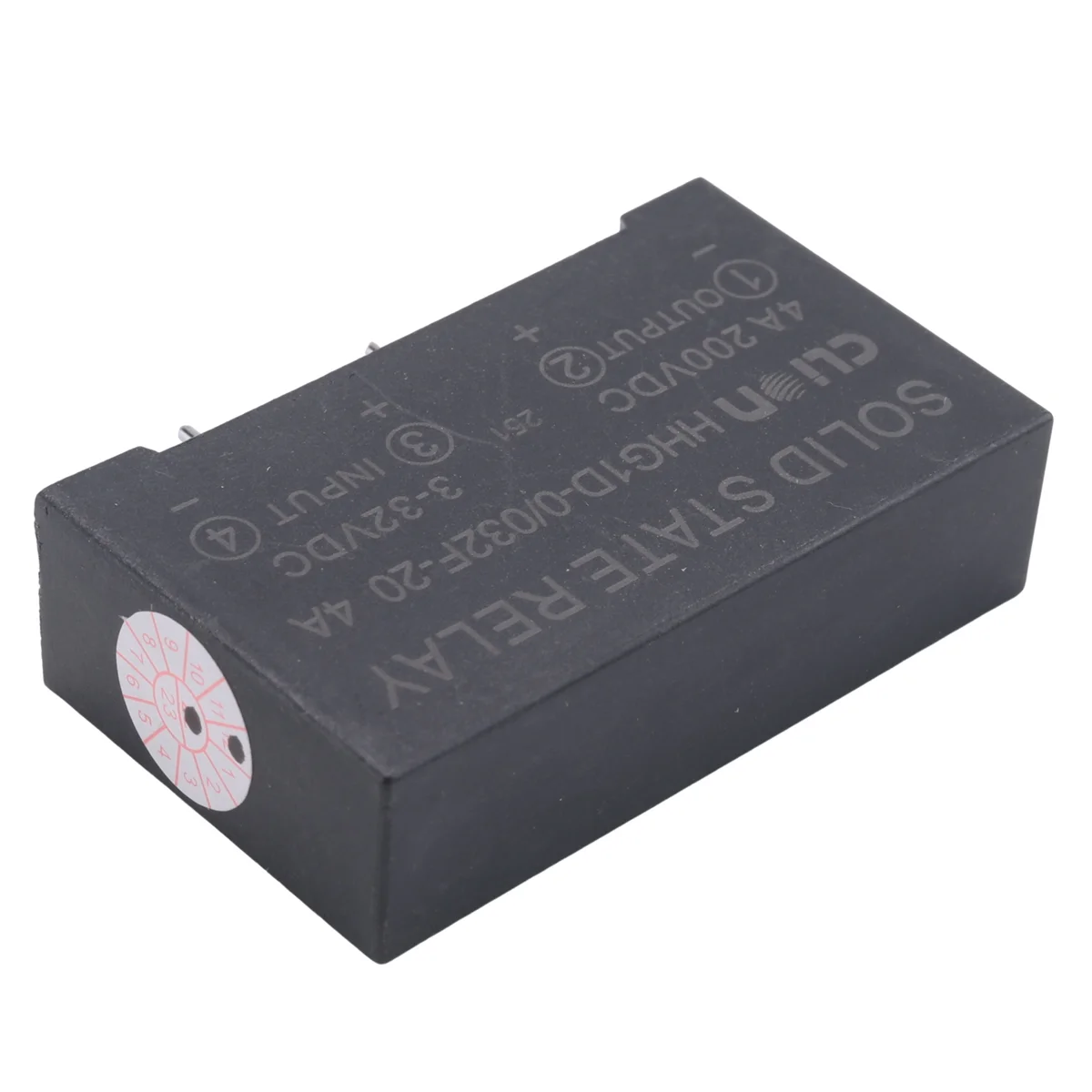 NNR-입력 3-32V DC 출력 4A 200V DC 4 핀 PCB 솔리드 스테이트 릴레이 HHG1D-0/032F-20