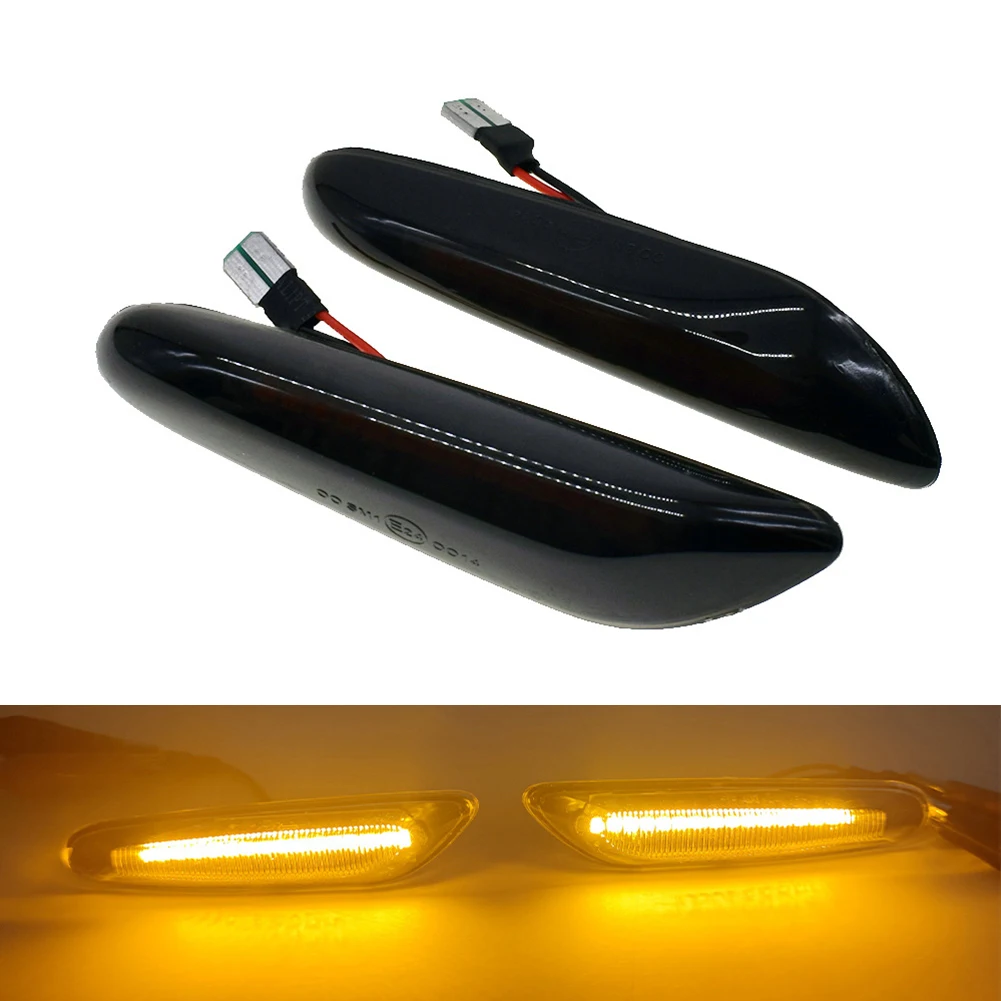 Direct Fit Replacement Sequential Side Marker Lights For BMW E60 E61 E82 E88 E90 E91 E92 E93