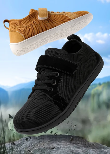 Baskets De Randonnée Extra Larges Pour Homme – En Daim, Sans Lacets, Antidérapantes Et Confortables - 8