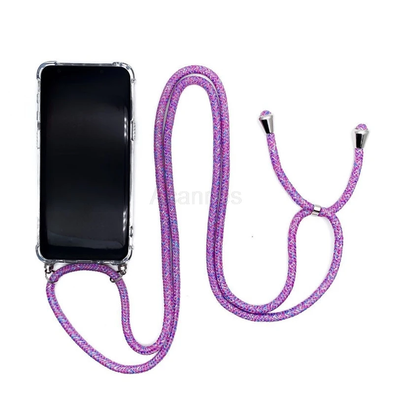 Necklace Crossbody Strap Lanyard Cord Case with Soft Back Cover