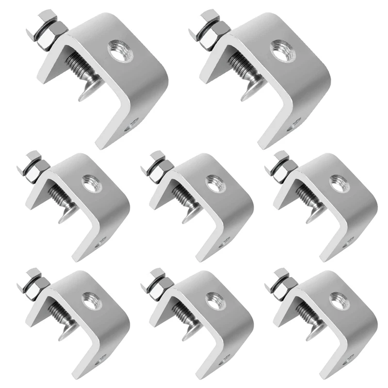 

Heavy Duty C-Clamp Stainless Steel Clamps With Stable Wide Jaw Opening & I Beam Design,Clamping Range 16-25Mm