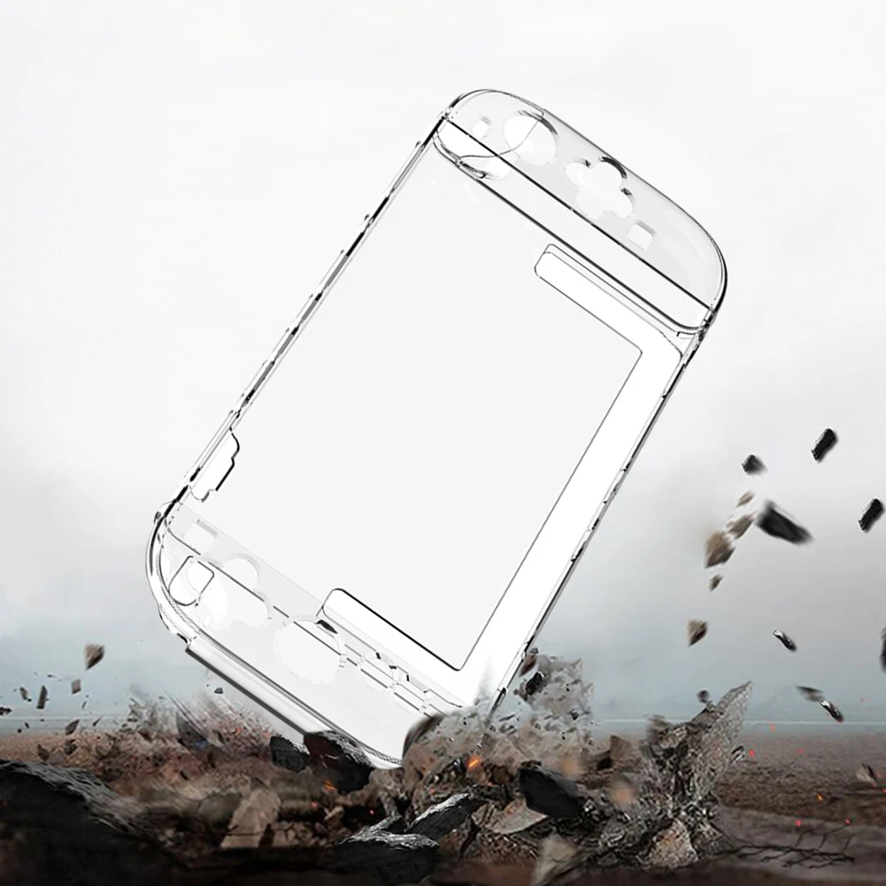 For Nintendo for Switch 2 Detachable PC Protective Case Cover Shockproof Clear Protector Anti-Drop for Switch 2 Game Accessories