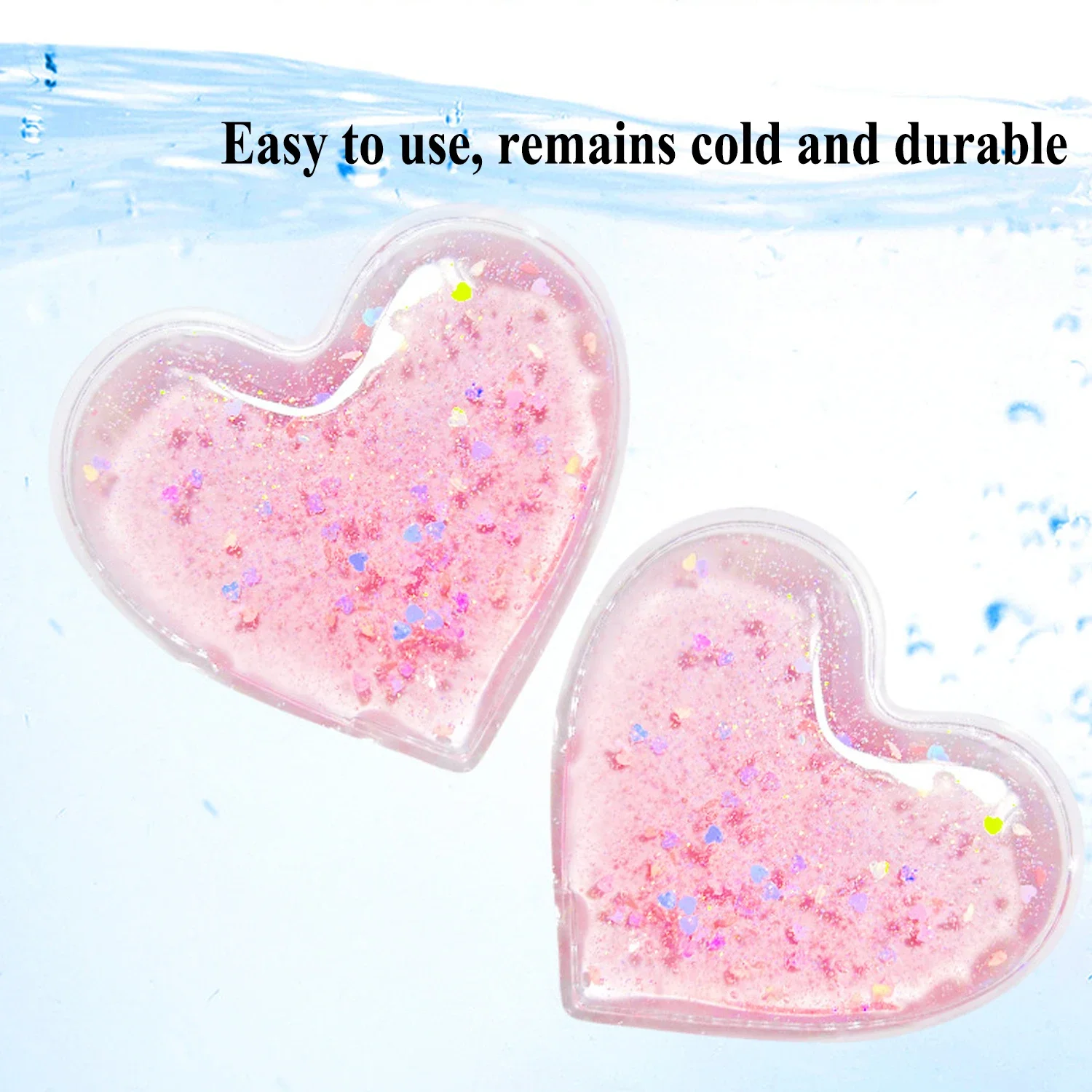 4 Pack Under Eye Patches for Puffy Eyes Reusable Ice Gel Eye Pad Cooling Eye Patch Hot Cold Therapy Lip Eye Mask Beauty Tools