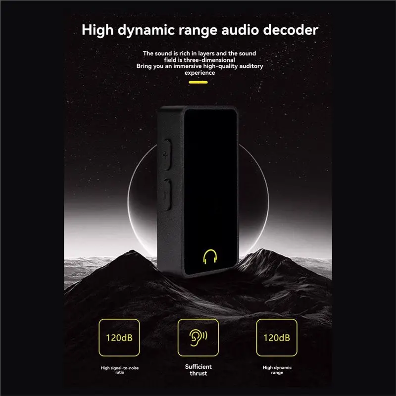 B68C 휴대용 HIFI 오디오 디코더 16Bit/48Khz 헤드폰 앰프 다양한 장치용 헤드폰용 사운드 카드