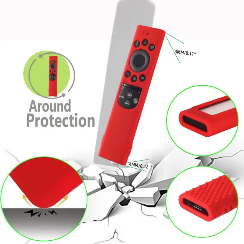TvRemoteControlProtectorCaseCoverSkinSiliconeRemoteControl