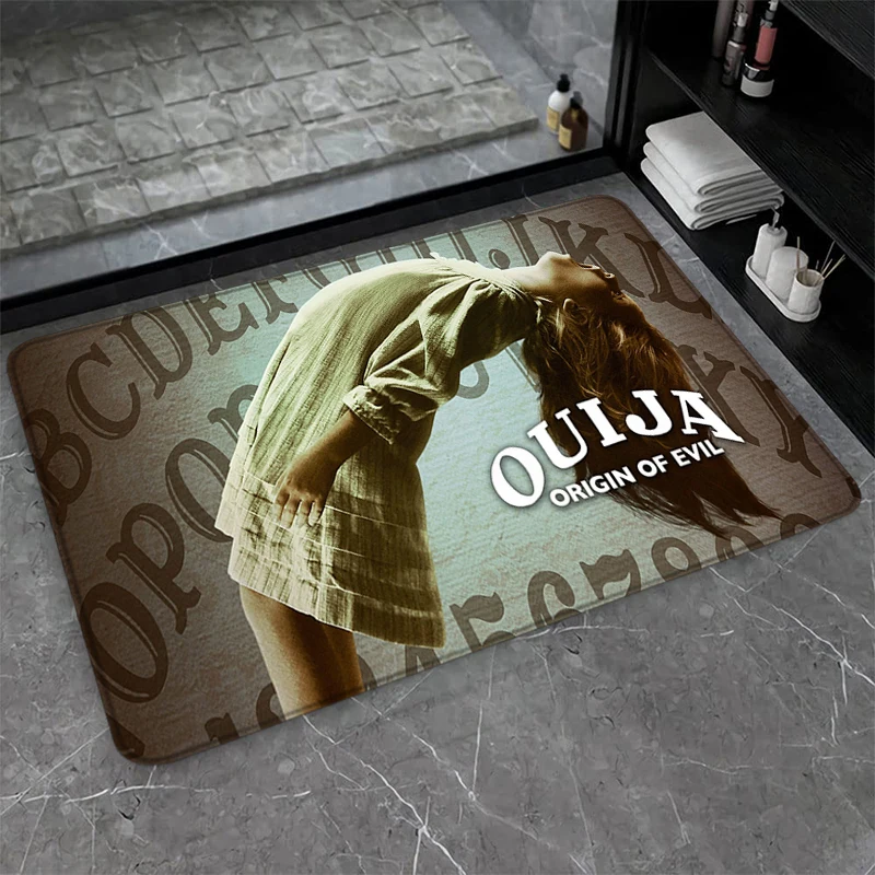 

Bath Mats Ouija Non-slip Kitchen Mat Prayer Rug Entrance Carpet Living Room Custom Rugs Carpets Home Foot Bathroom Door Doormat