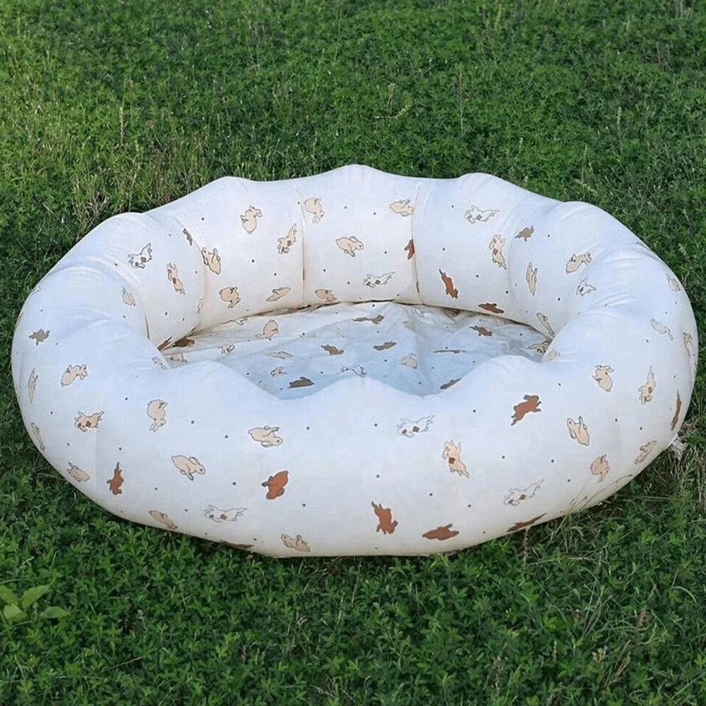 אמבטיה נפחית לתינוק עם משאבת אוויר כיסא אמבטיה נייד עם תמיכה בגב לילדים צעירים