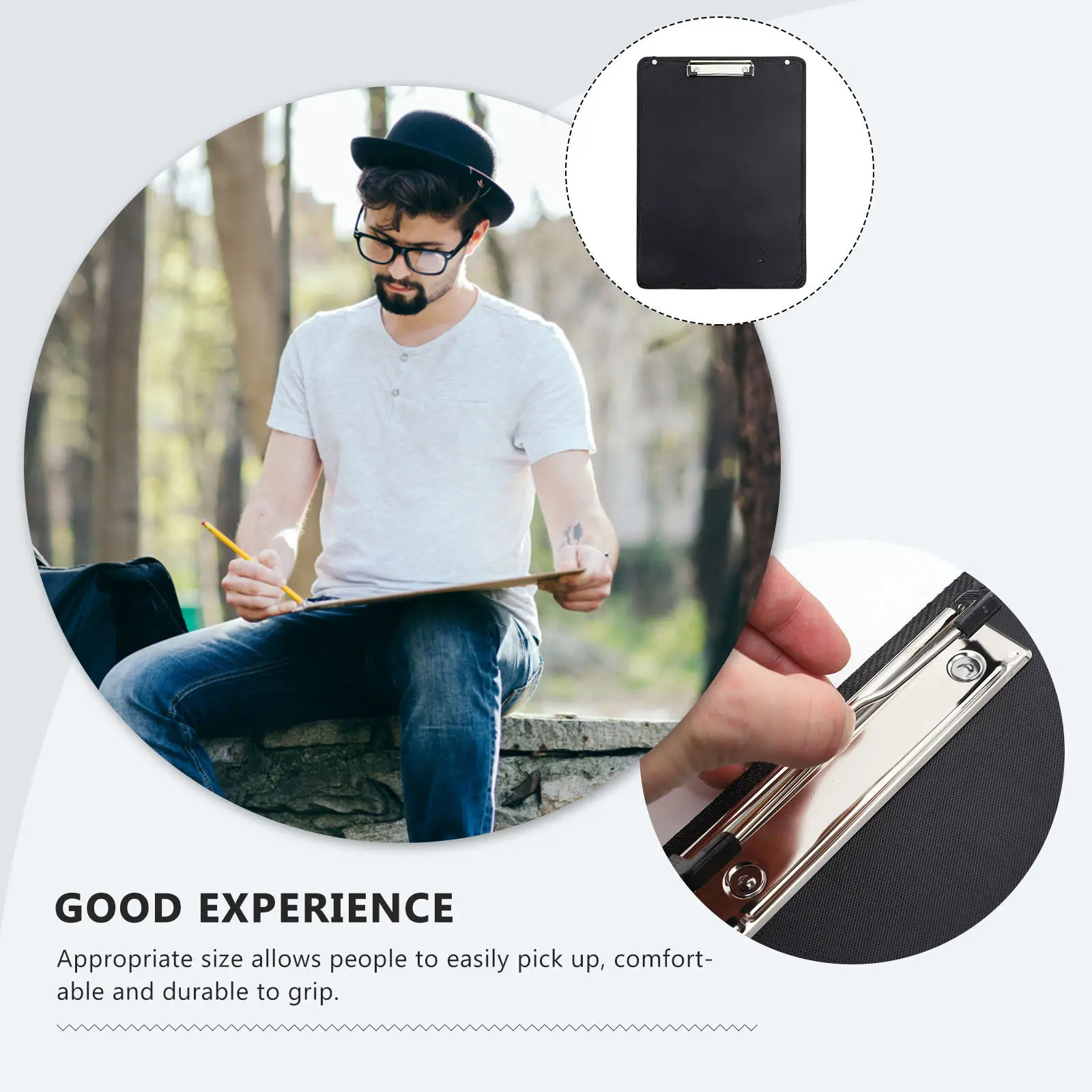 방수 드로잉 보드 스케치 클립보드 합성 소재 부드럽고 튼튼한 표면 휴대용 경량 학생용 예술가용