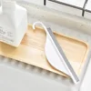 2 Pcs Wiper Bathroom Wiper Glass Squeegee Shower Door Cleaning Silica Gel Plastic Mirror Screen Tool 4