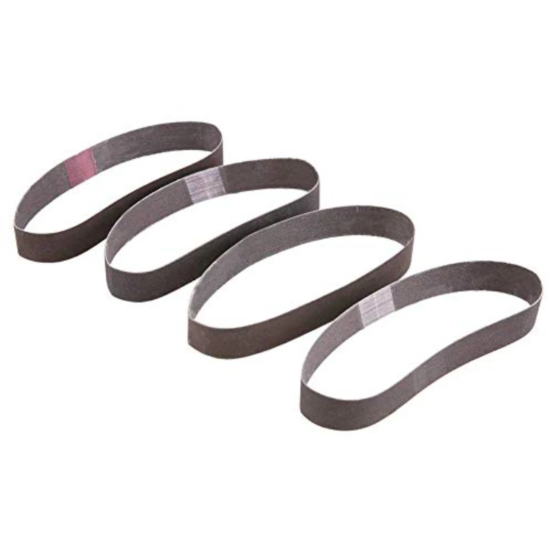 3/8 Inch *13 Inch Sanding Belts Sandpaper Abrasive Bands 10*330mm,60-240 Grits for Sander Grinder Wood Metal Polishing, 10Pack