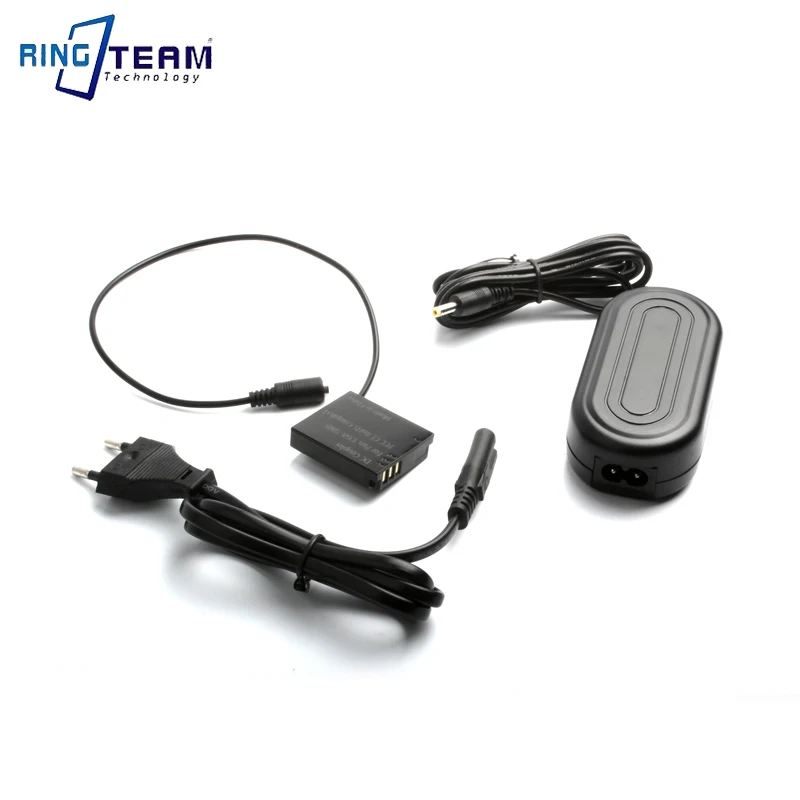 AC Power Adapter + CGA-S005E Dummy Battery S005 DC Coupler for Panasonic DMC-FX3 DMC-FX10 DMC-FX12 for Sigma DP1M DP2Merrill