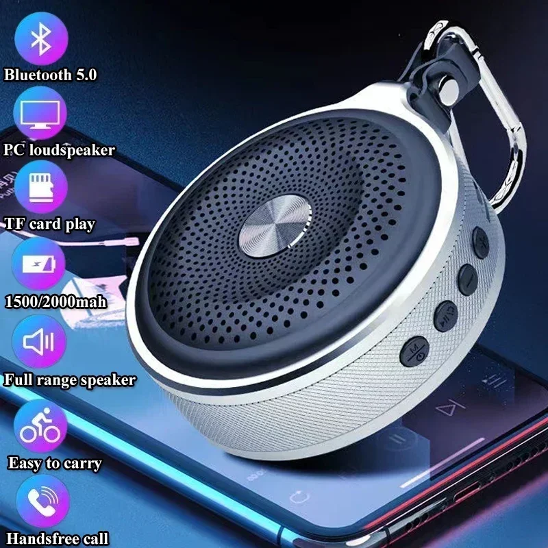 

free Call Music Sound Box Mini Bluetooth Speaker Outdoor Hifi Subwoofer TF Card MP3 Player Computer Loudspeaker Portable Hands