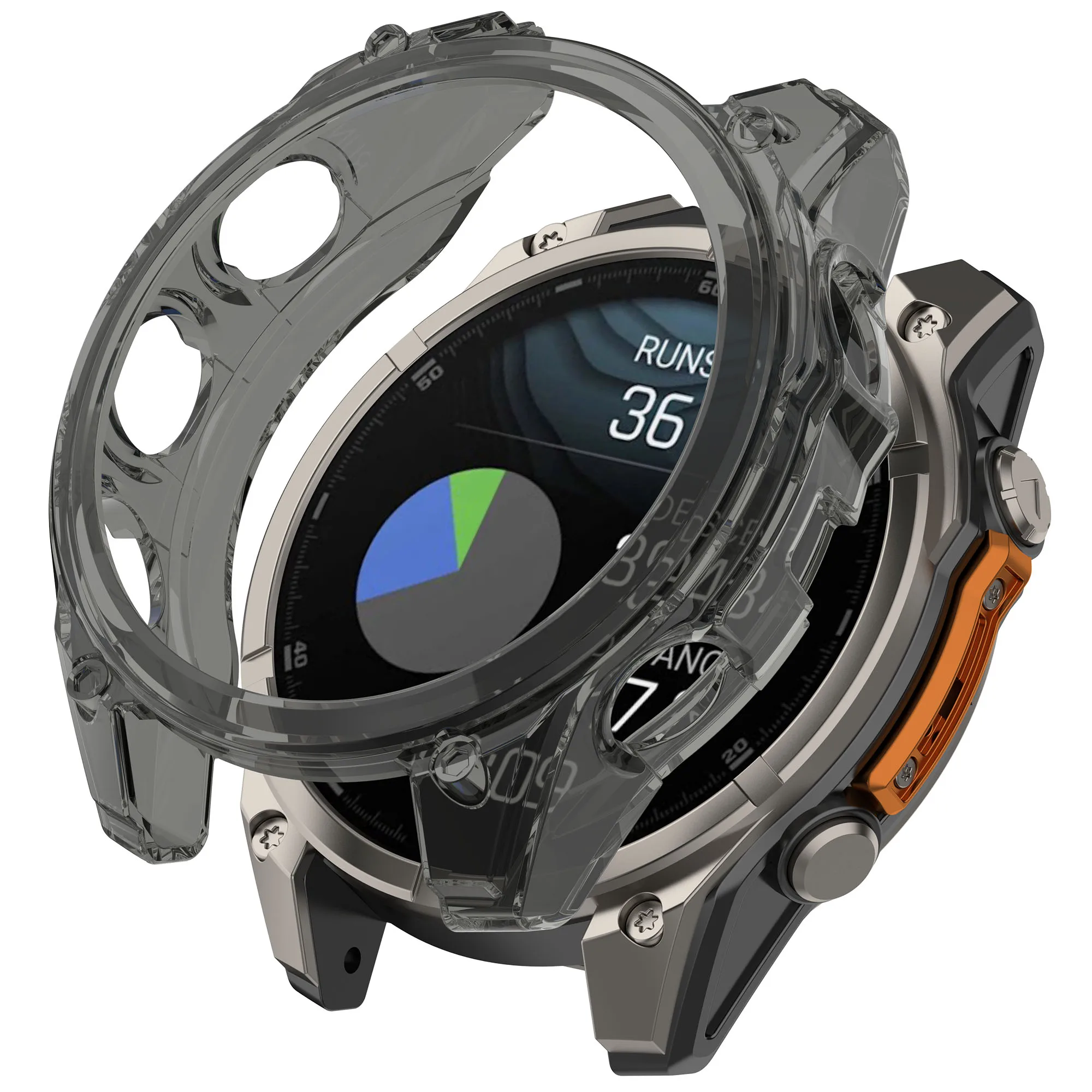 Soft Clear TPU Protective Watch Case Cover