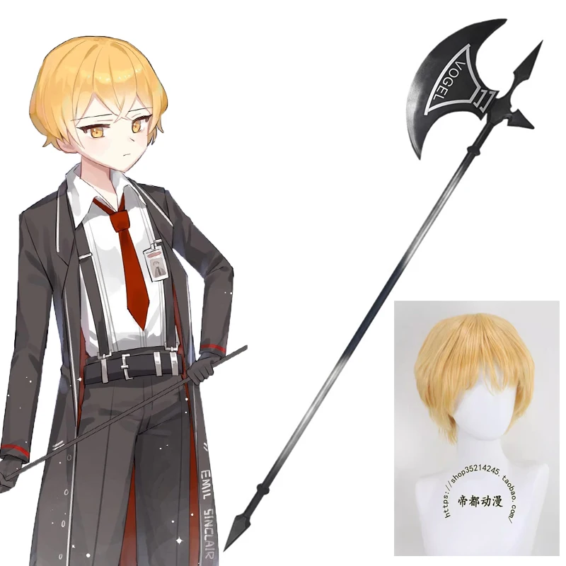 Anime-Sinclair-Axe-Limbus-Company-Prop-Cosplay-Wig-Weapons-Halloween ...