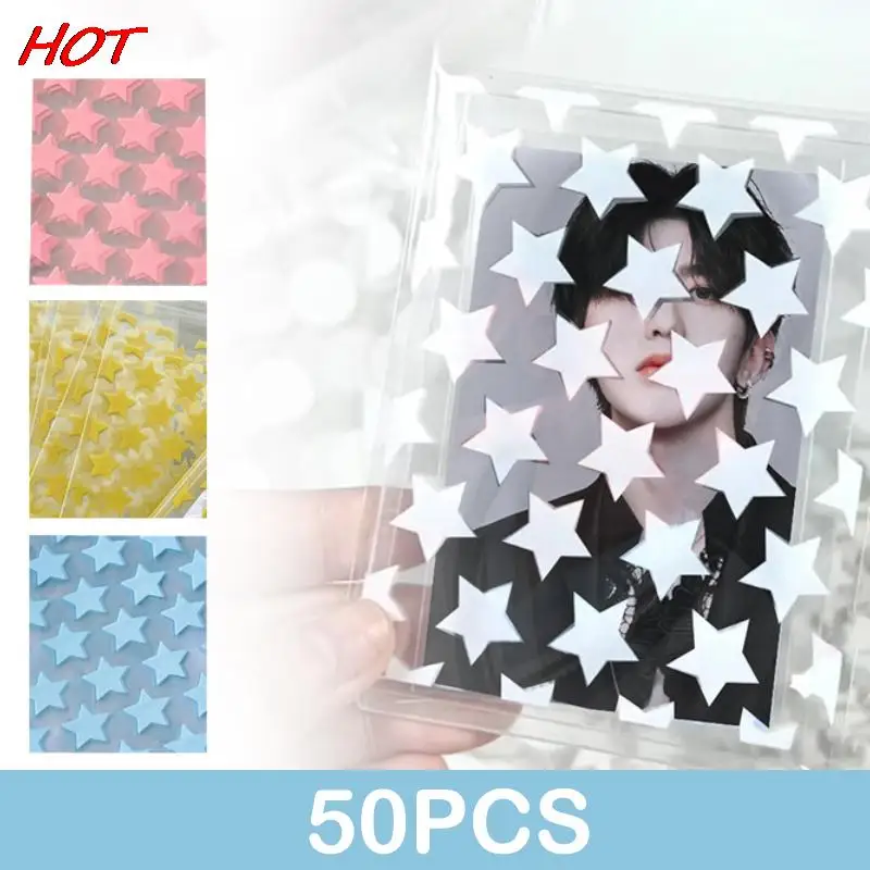 

50PCS Transparent Color Star Love Self-adhesive Opp Bag Odd Biscuit Self-sealing Retail Bag Jewelry Gift Packaging Plastic Bags