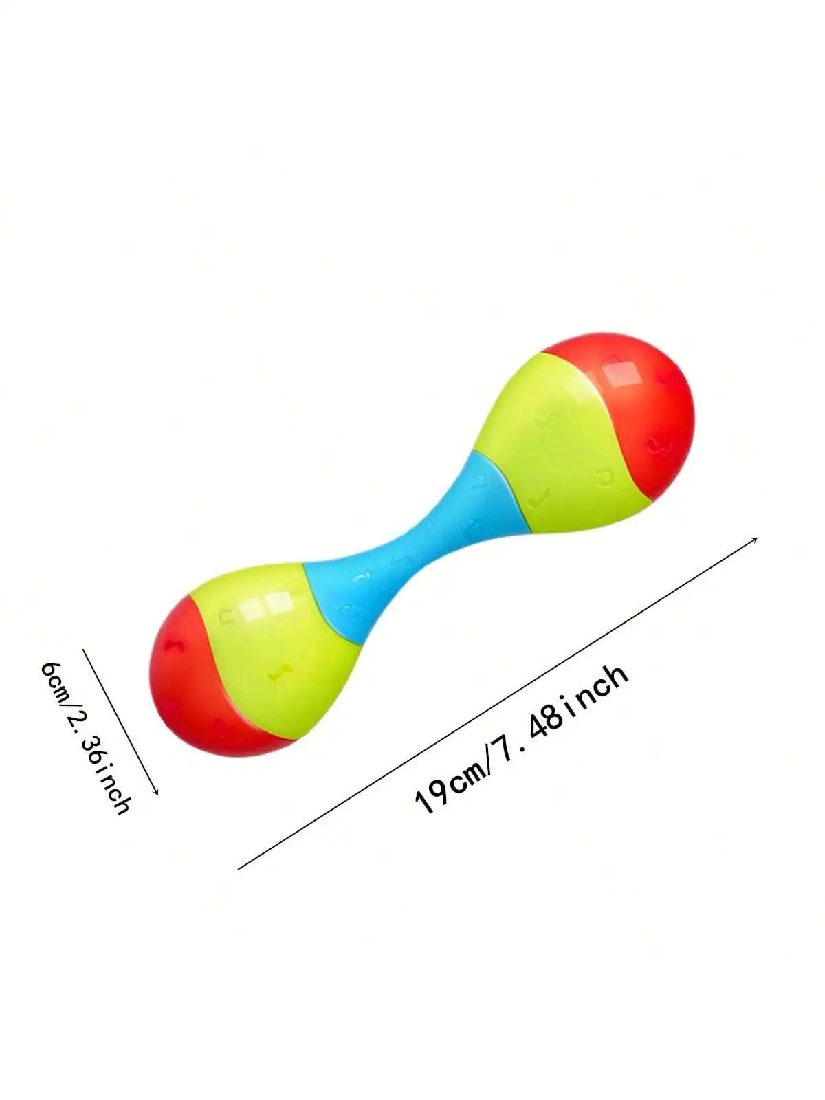 1pc random color Children Kid Percussion Toy Baby Rattle Maraca Rattles Sand Hammer Toy Plastic Sand Hammer Kids Musical Toy 2