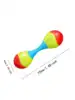 1pc random color Children Kid Percussion Toy Baby Rattle Maraca Rattles Sand Hammer Toy Plastic Sand Hammer Kids Musical Toy 2