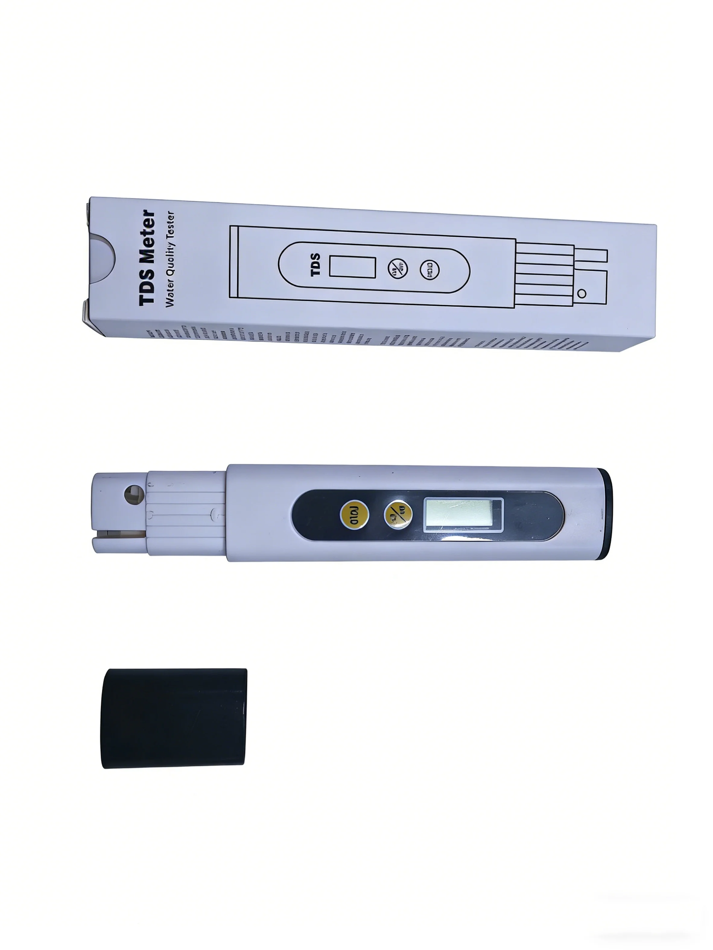 TDS 미터 디지털 물 테스터 0-9990ppm 자동 교정 LCD 식수 수경법 필터용 수질 분석기