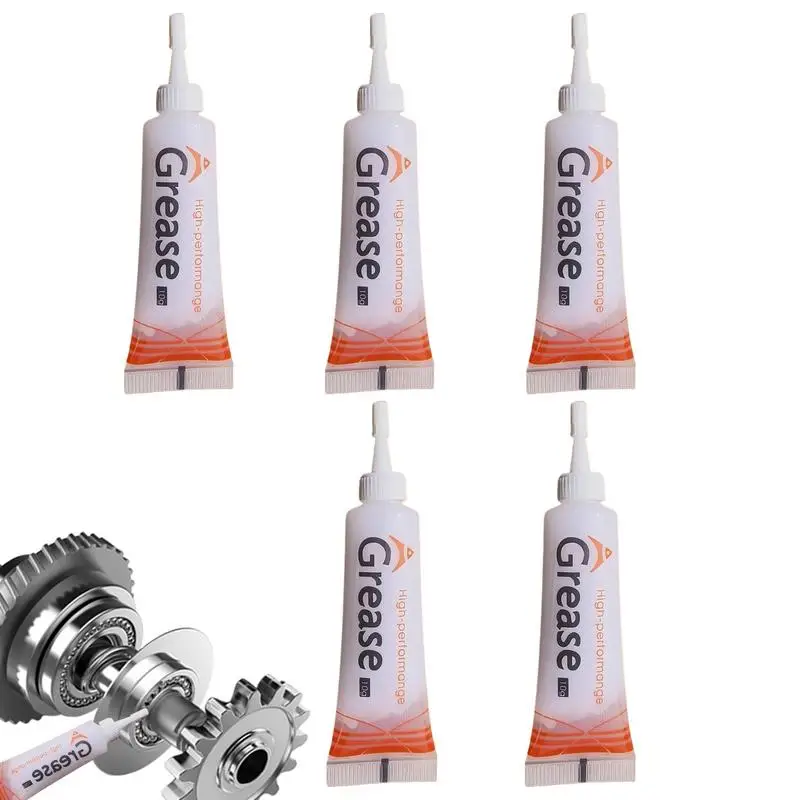 

High Temp Grease Lubricating Oil Door Hinge Lubricant Low/High Temperature Bicycle Grease Multi Purpose Grease 5 Pcs For Bearing