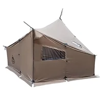 Hot Tent Large Spacious Hammock Shelter Windproof Waterproof Snow Skirt 4 Person Camping Bushcraft Kit Transportable 380cm * 1