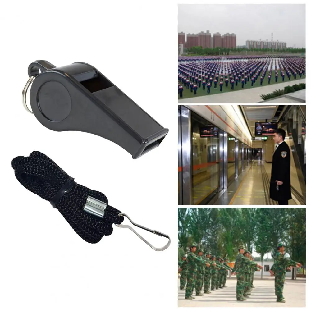 Referee Whistle Black Color Children Sports Whistle Cheerleading Tools Portable Accessory Survival Sports Good survival whistle sport whistle sports whistle