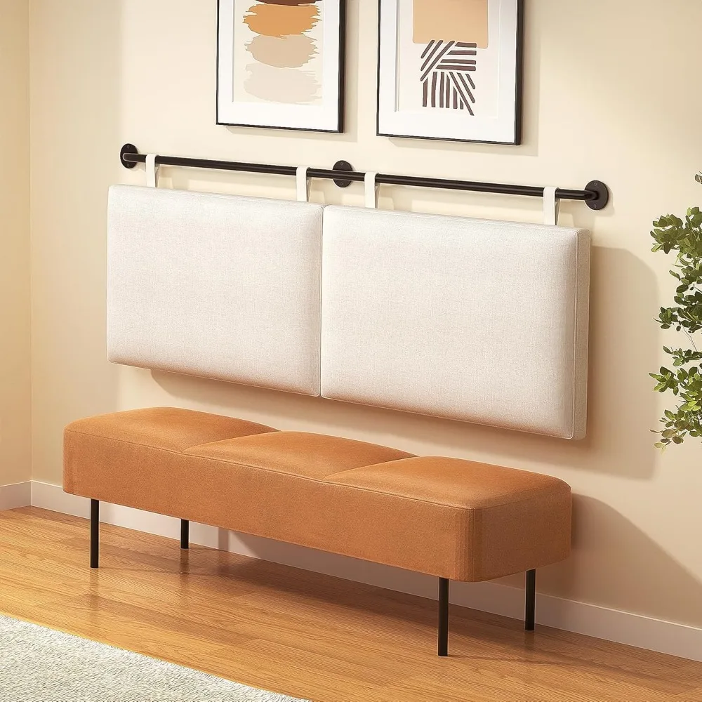 Headboard, Headboards Queen Size Wall Mounted Bed Headboard Only Height Adjustable Beige Head Boards for Bedroom(Beige, Queen)