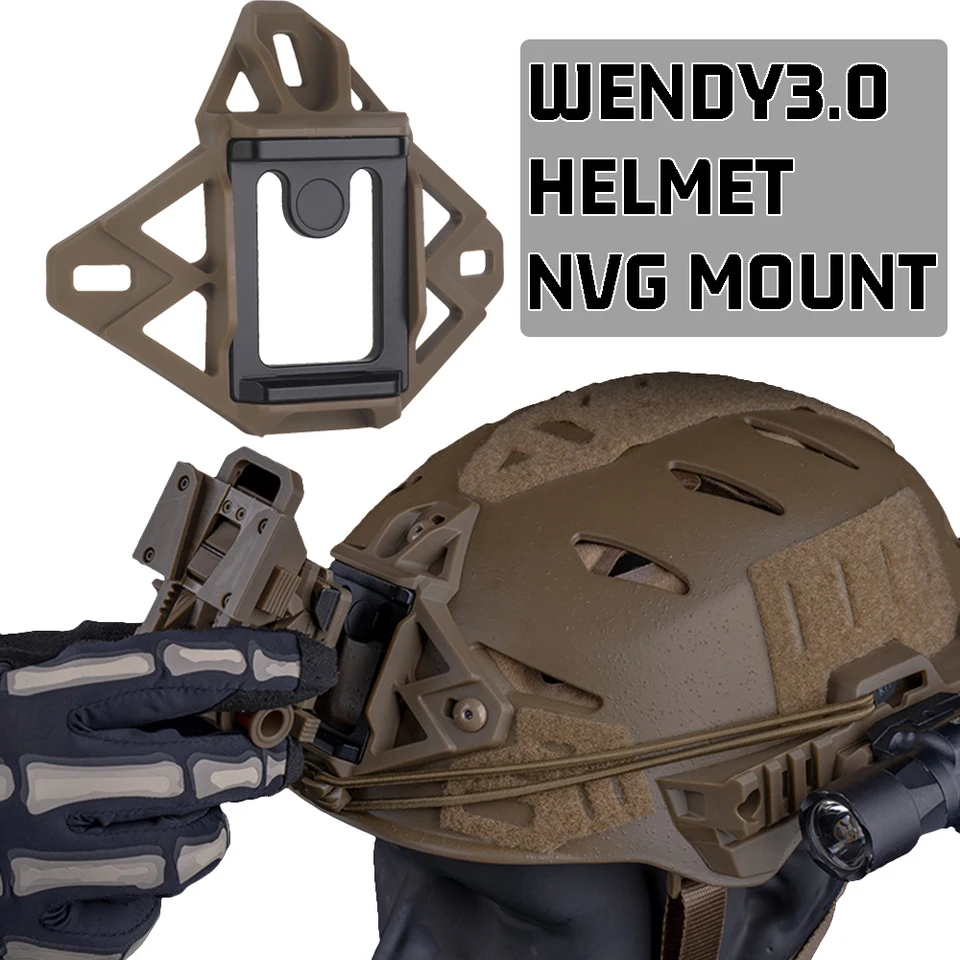 訳有り レプリカ TEAM WENDY EXFIL L4G24 NVG マウント Team Wendy EXFIL LTP Helmet Bundle with Wilcox G24 Mount