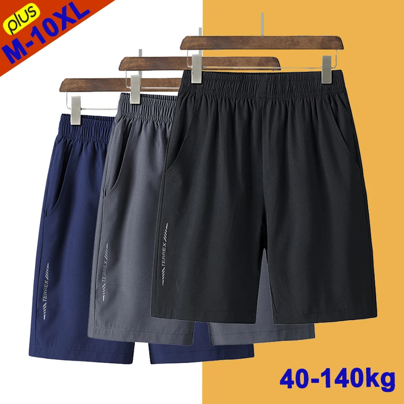 

10XL Summer Shorts Men Casual Shorts High Quality Male Short Pants Plus Size 8XL 9XL Breathable Cool Shorts For Men