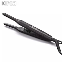 KIPOZI Titanium Small Hair Straightener Short Hair Pixue Cut Titanium Dual Voltage Flat Hair Iron Thin Pencil Beard Straightener 1