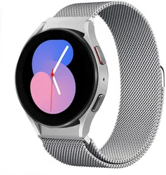 Elegant Milanese Loop Bracelet for Smartwatches, No Gaps Design, Stainless Steel Band in Multiple Sizes (Silver 2)