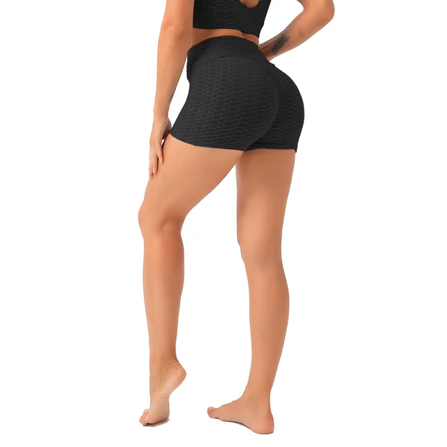 84396-ace7fa.jpg Femmes taille haute Push Up course pantalons de Yoga Shorts de Sport vêtements de Yoga gymnase séchage rapide Fitness sans couture hanche ascenseur serré vêtements de Sport