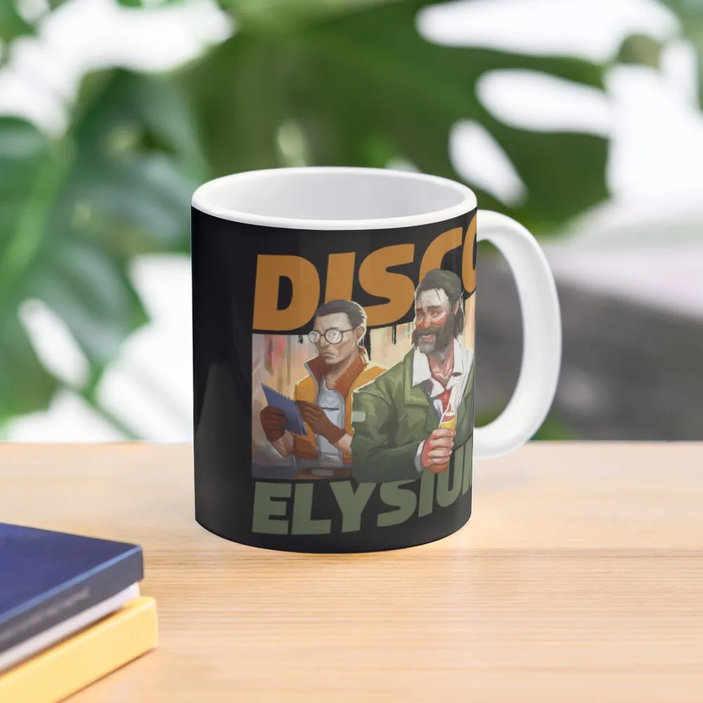 

DISCO ELYSIUM Coffee Mug Pottery Cups Cold And Hot Thermal Glasses Mug