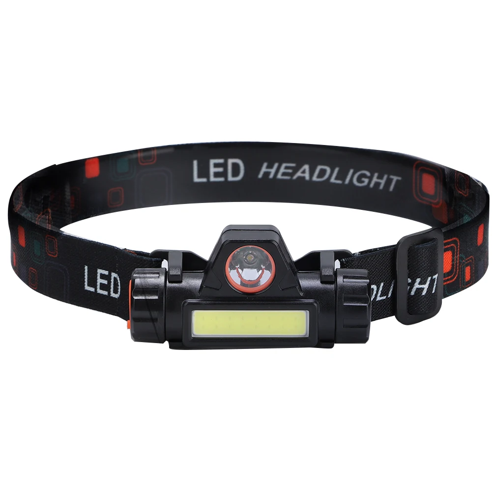 Flashlight USB Charging Waterproof LED Headlight Flashlight Light for Cycling Camping Outdoor Hight Bright Headlamp