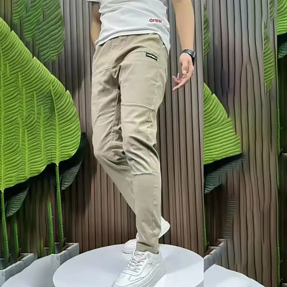 Mens Casual Cargo Joggers Sports Pants