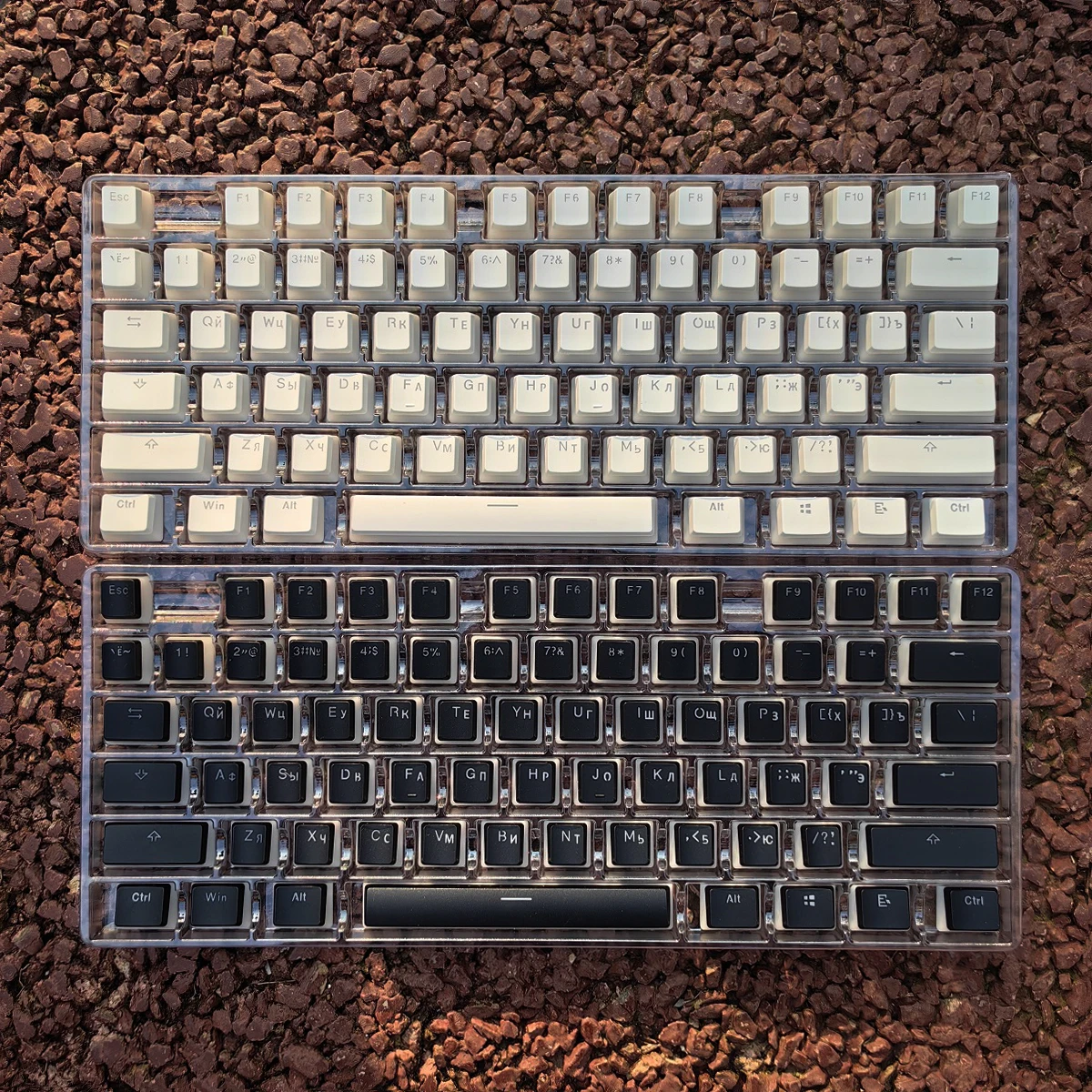MAIMOOO-Tampas translúcidas do teclado, teclados mecânicos, Keycap
