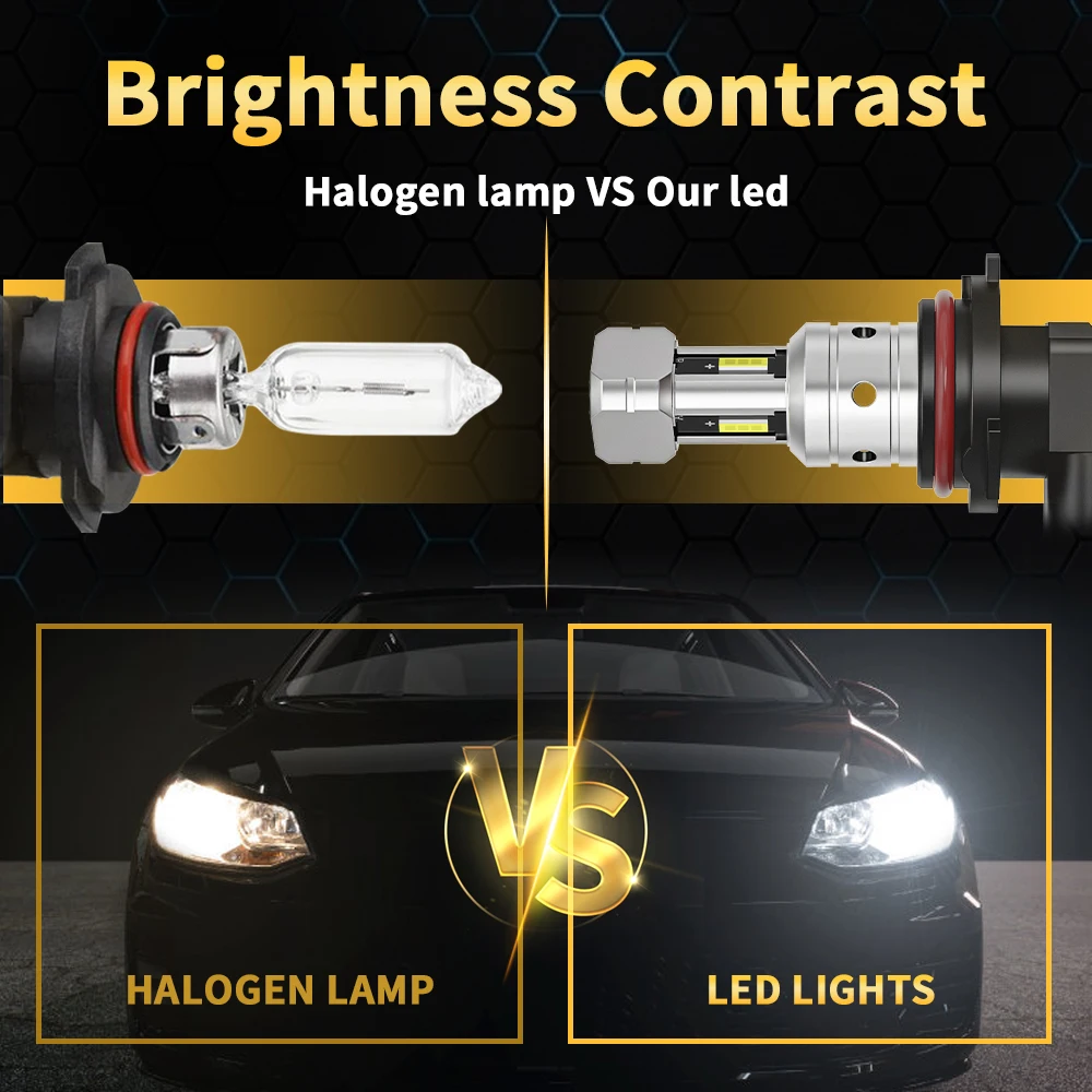 Рисунок 3 - 2x9005 HB3 9006 HB4 1860 CSP светодиодные