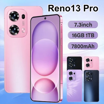 NEW 2026 HOT Silicone Case For Reno13 Pro 7.3 Inch 16GB+1TB 5G 7800mAh 72+108MP Type-C PC 1