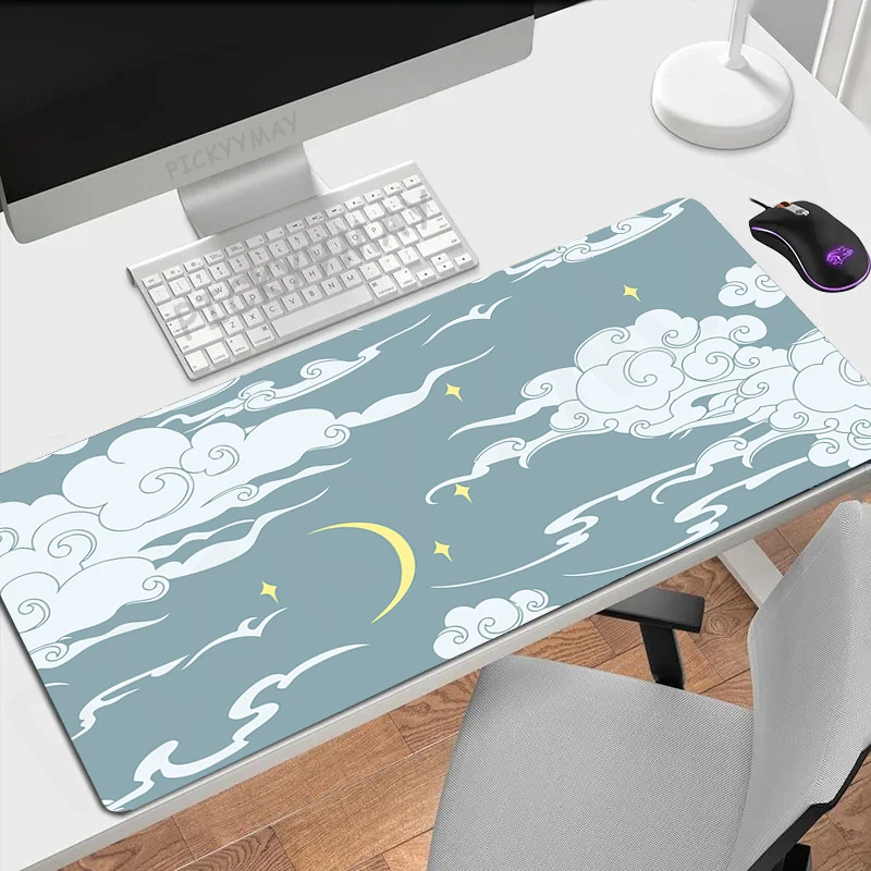 

Cloud Large Mousepad Gamer Mousepads Keyboard Mat Desk Rug Landscape Pc HD Desk Mats Natural Rubber Company Mouse Pad For Gift