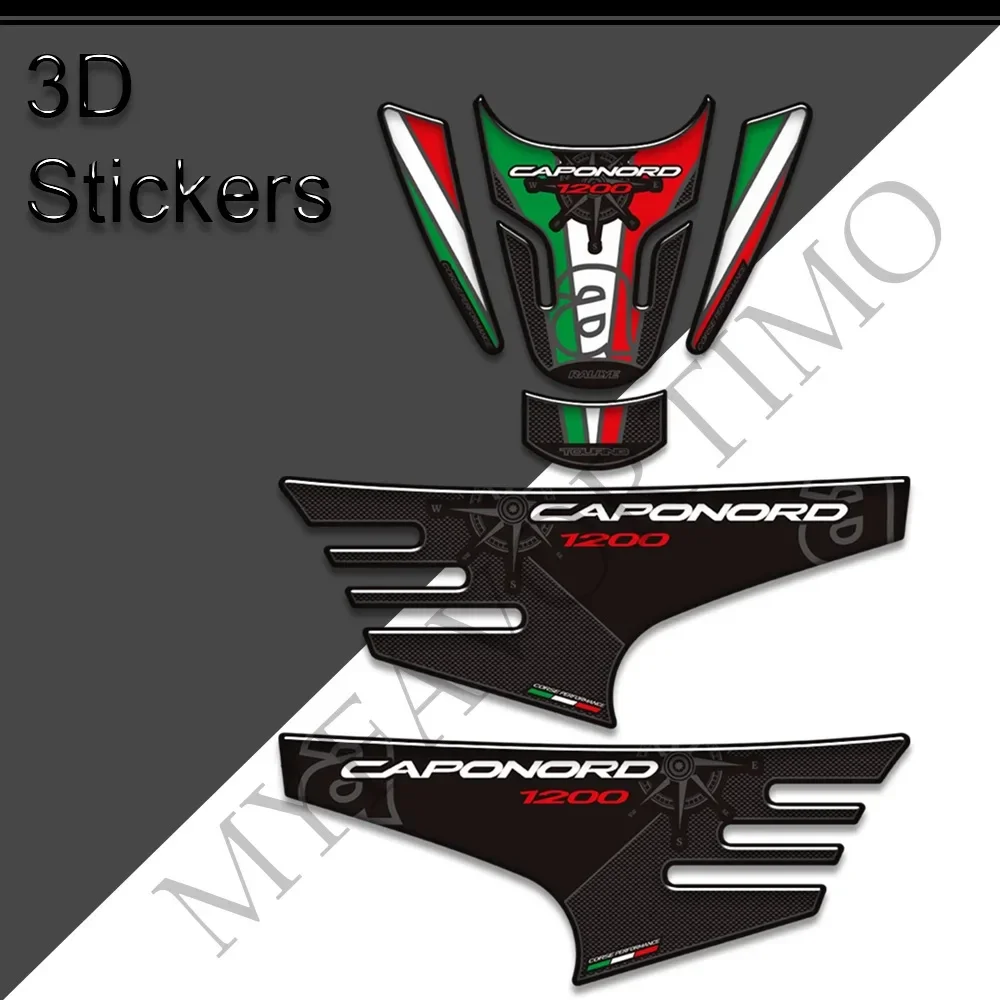 

For Aprilia Caponord 1200 Rally Motorcycle Tank Pad Grips Kit Knee Stickers Protector Protection